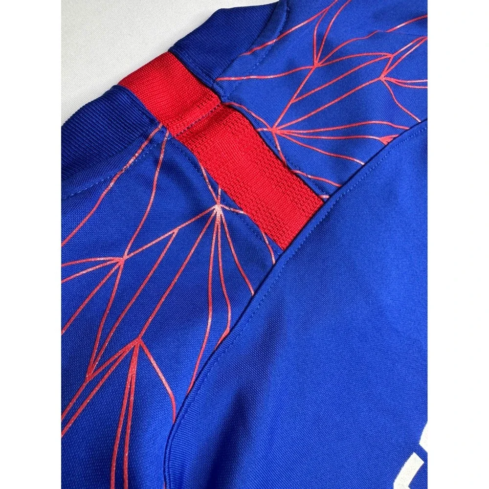 Nike USA Soccer National Team Jersey Blue Red Dri-FIT USWNT V-Neck Mens Large